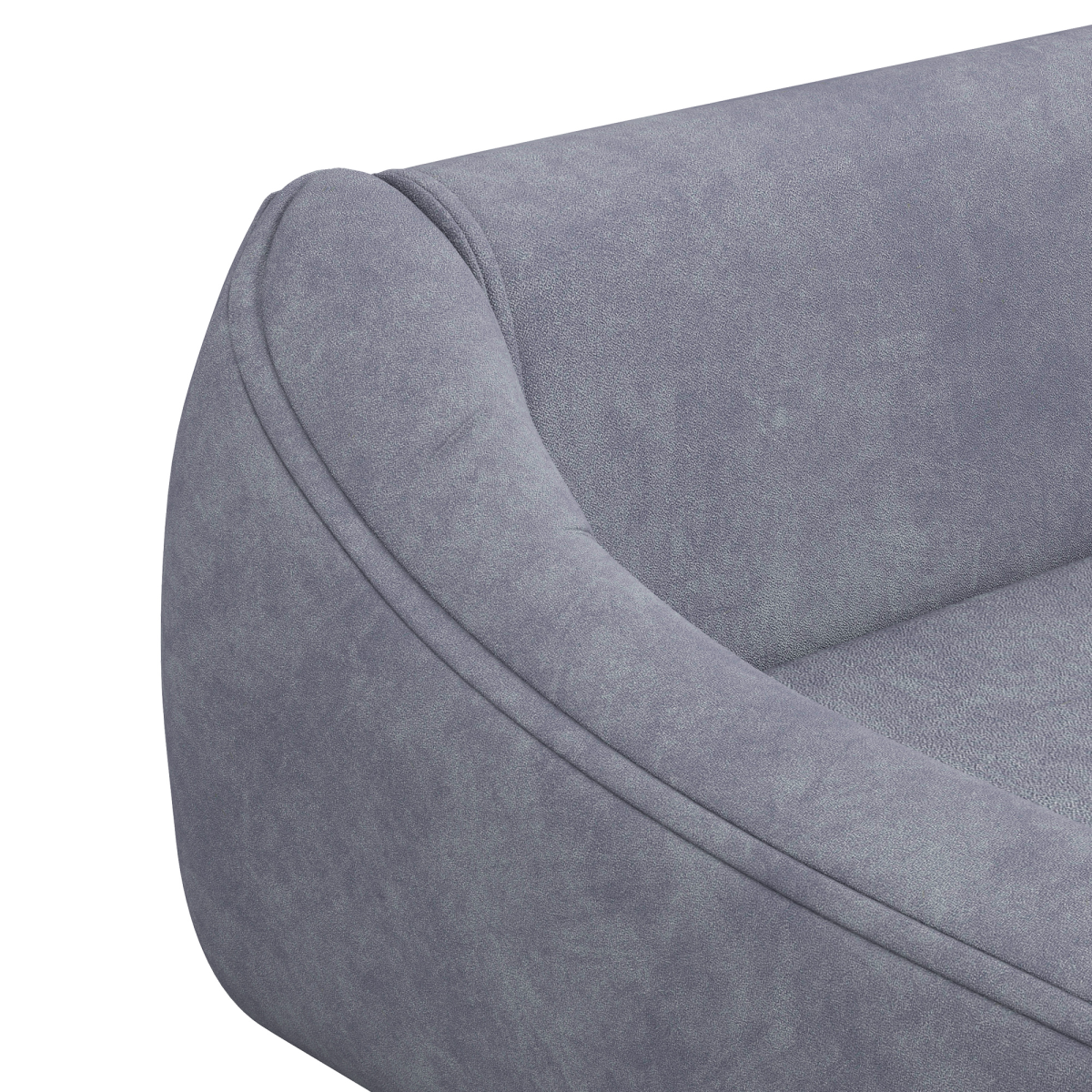 Signature Dog Sofa Bed(PawHut Series) Raised Couch with Wooden Frame and Soft Cushion, Grey